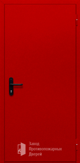 Фото двери «Однопольная глухая (красная)» в Балашихе