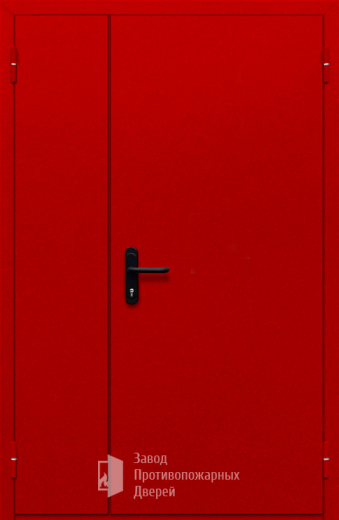 Фото двери «Полуторная глухая (красная)» в Балашихе