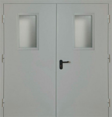 Фото двери «Двупольная со стеклом EI-30» в Балашихе