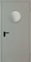 Фото двери «Однопольная с круглым стеклом EI-30» в Балашихе