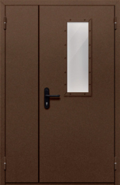 Фото двери «Полуторная со стеклом №28» в Балашихе