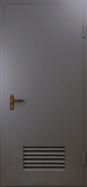 Фото двери «Техническая дверь №3 однопольная с вентиляционной решеткой» в Балашихе