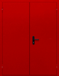 Фото двери «Двупольная глухая (красная)» в Балашихе