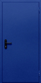 Фото двери «Однопольная глухая (синяя)» в Балашихе